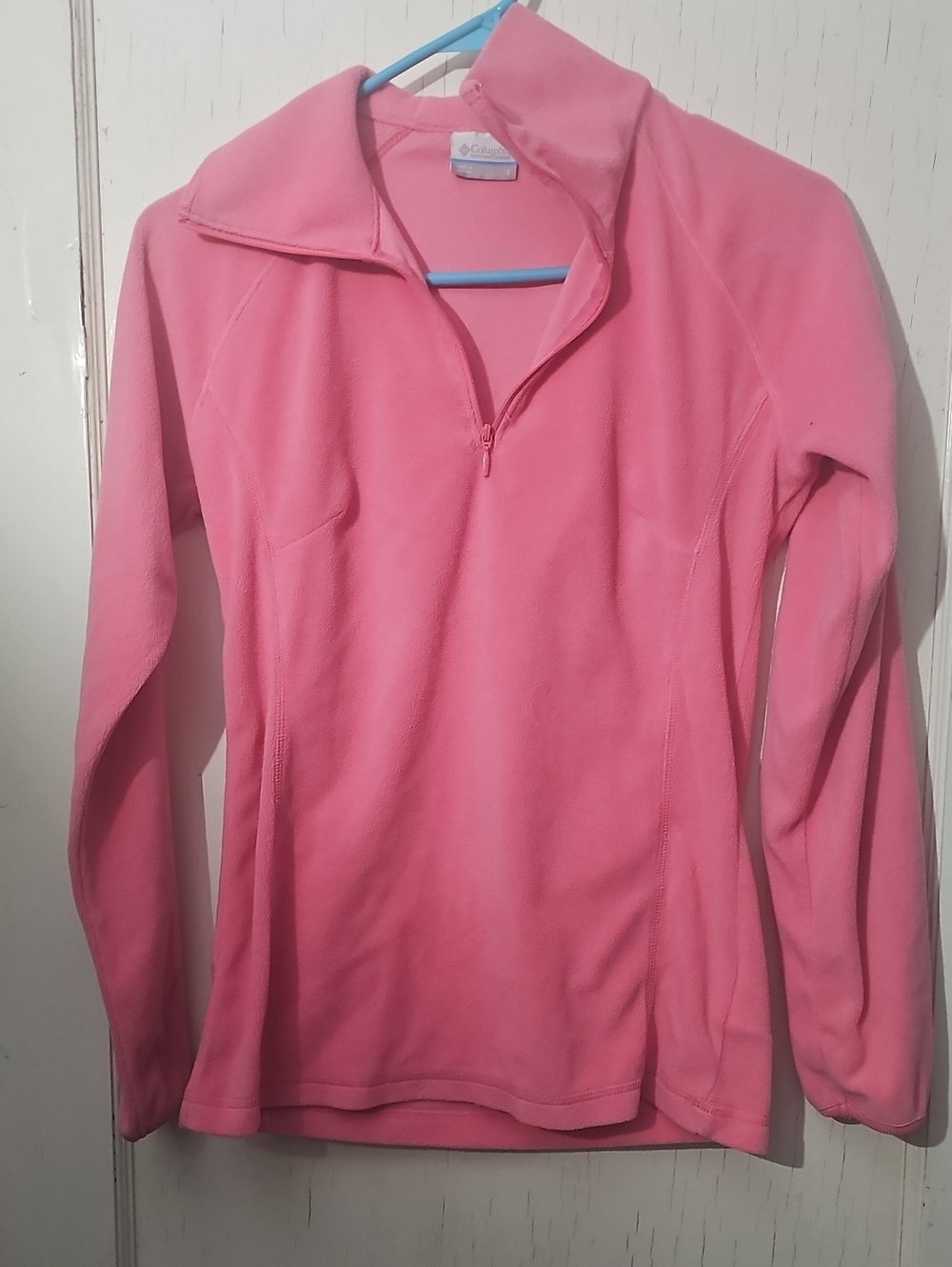 Columbia Pink Women's Half-Zip Fleece Top